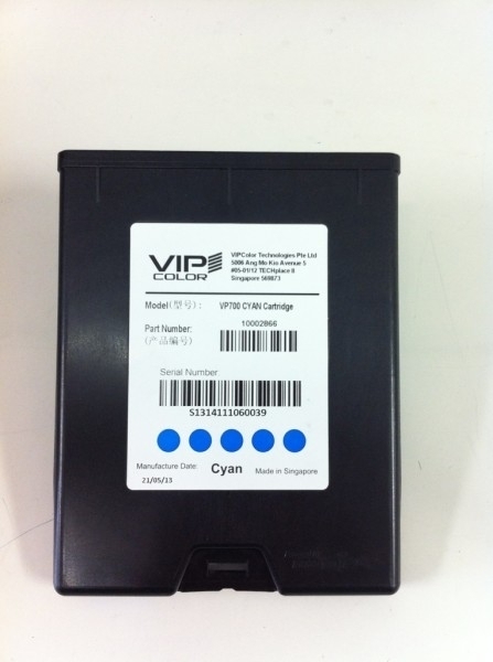 VP650 atramentová náplň modrá 5ks/box