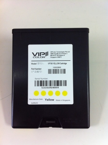VP650 atramentová náplň žltá 5ks/box